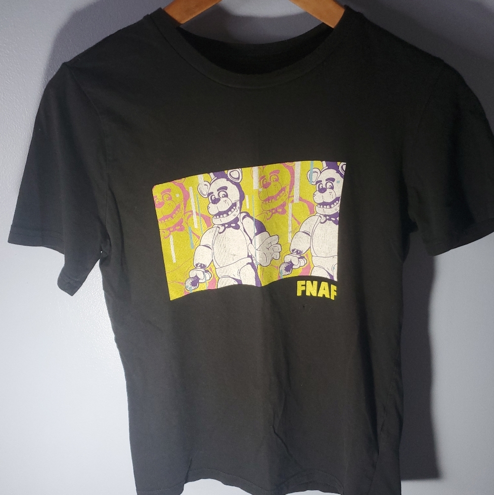 five nights at freddys Black T-shirt Teen Girl Size Xl